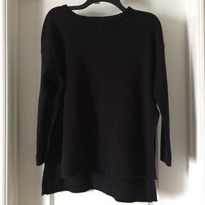 Black Sweater with Slits